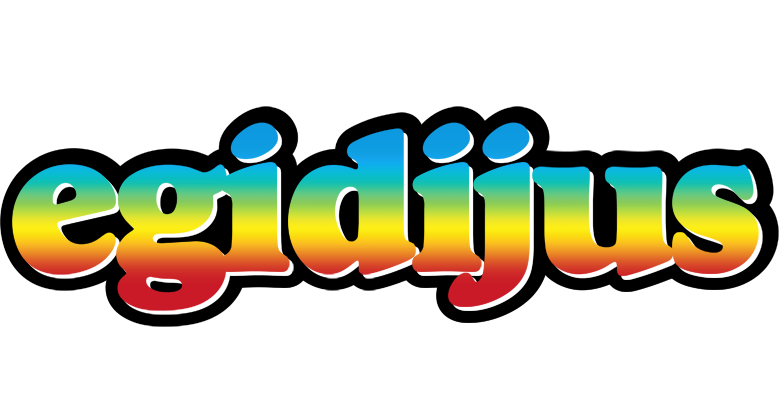 Egidijus color logo