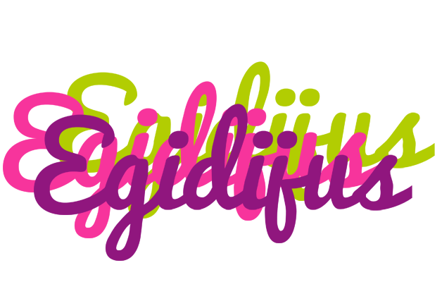 Egidijus flowers logo