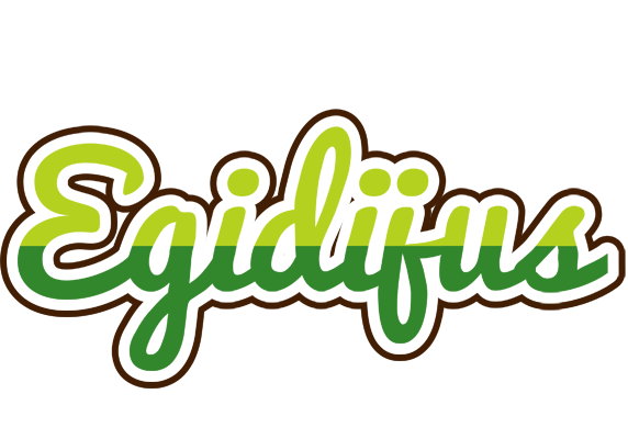 Egidijus golfing logo