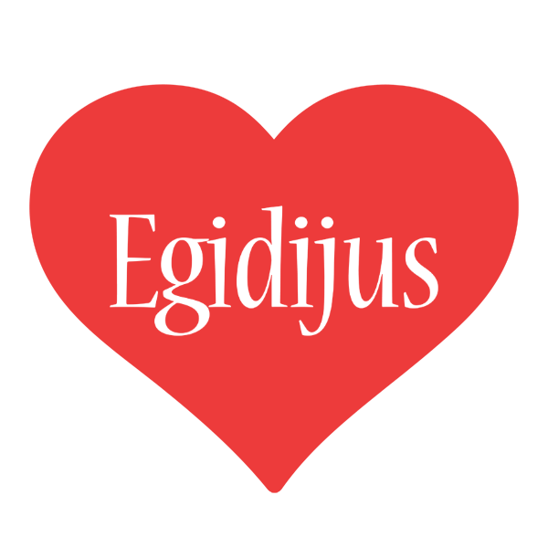Egidijus love logo