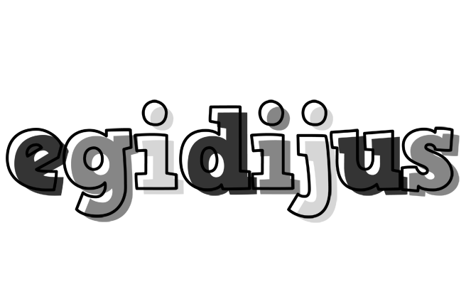 Egidijus night logo