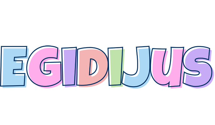 Egidijus pastel logo