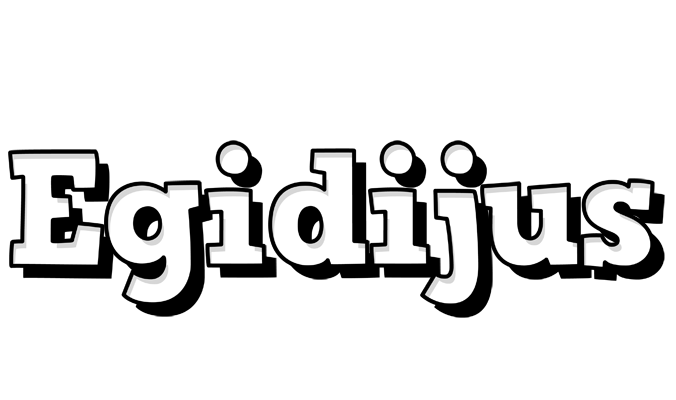 Egidijus snowing logo