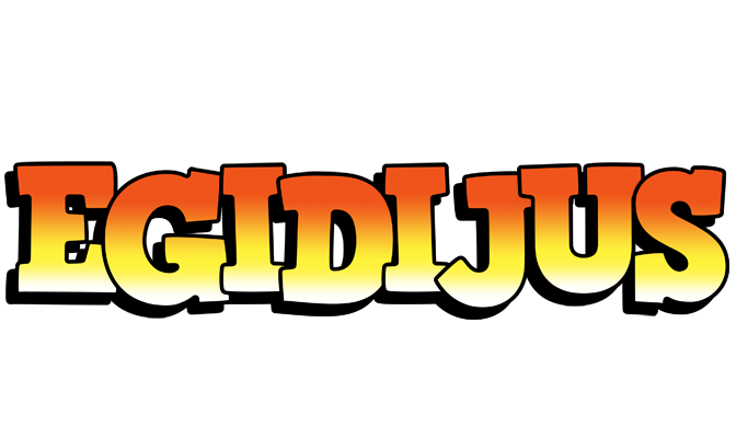 Egidijus sunset logo