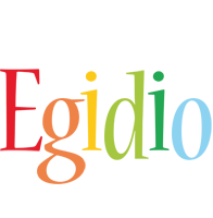 Egidio birthday logo