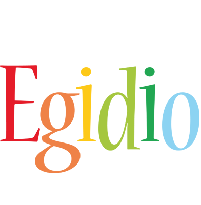 Egidio birthday logo