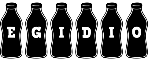 Egidio bottle logo