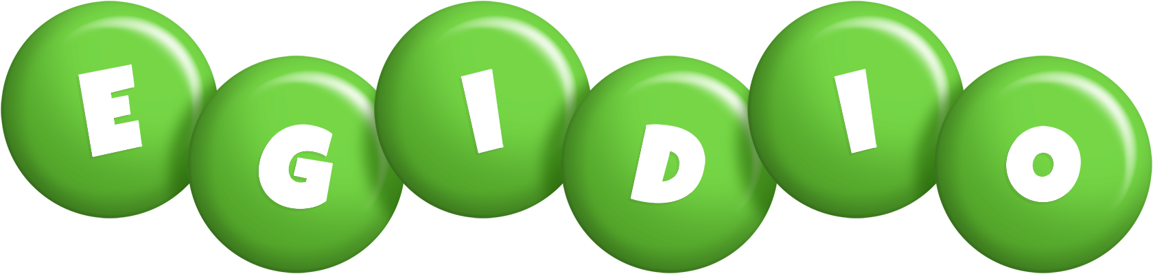 Egidio candy-green logo