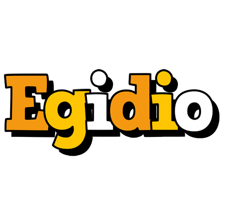 Egidio cartoon logo