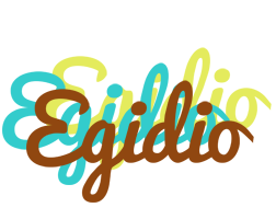 Egidio cupcake logo