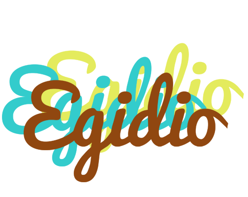 Egidio cupcake logo