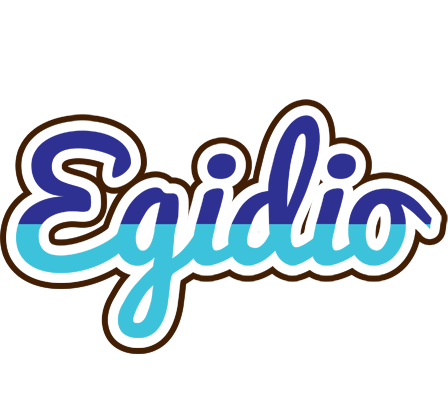 Egidio raining logo