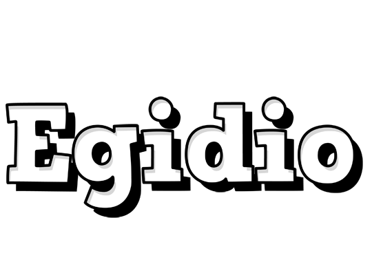 Egidio snowing logo