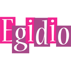 Egidio whine logo