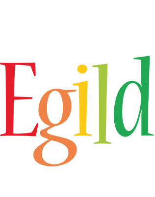 Egild birthday logo