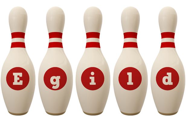 Egild bowling-pin logo
