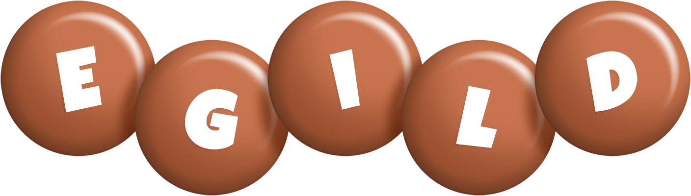 Egild candy-brown logo