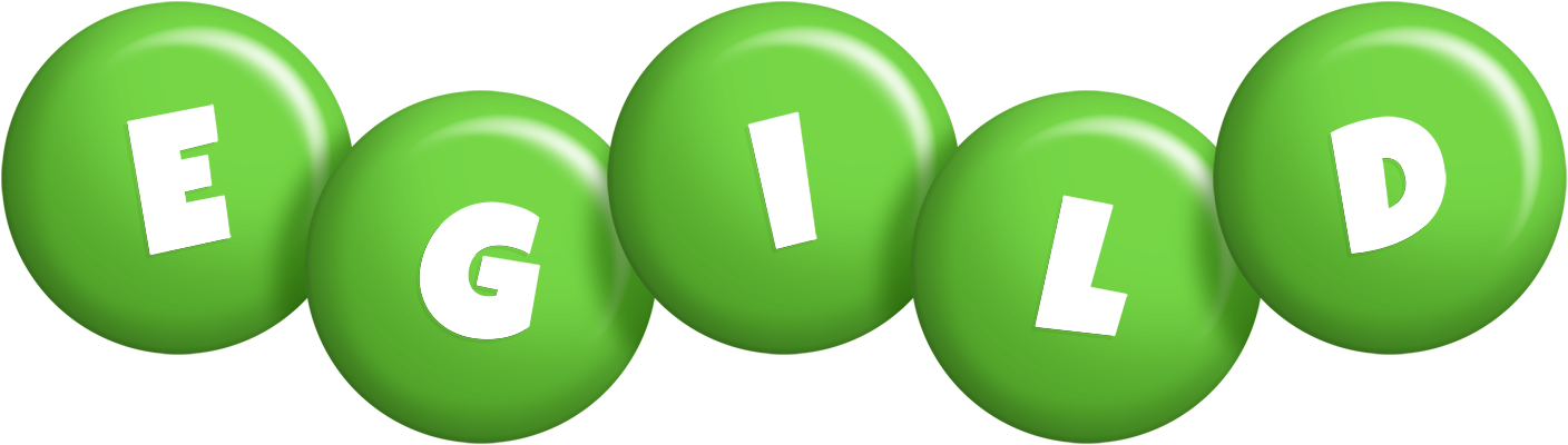 Egild candy-green logo