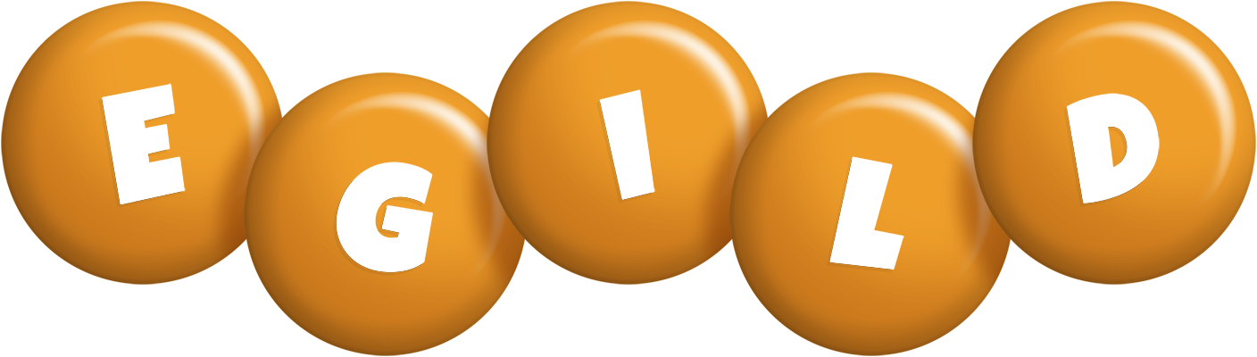 Egild candy-orange logo