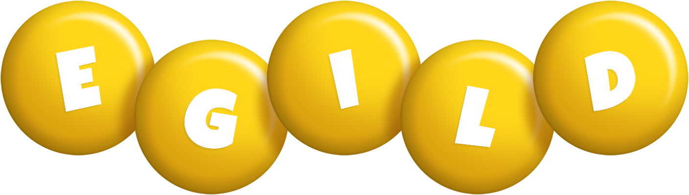 Egild candy-yellow logo