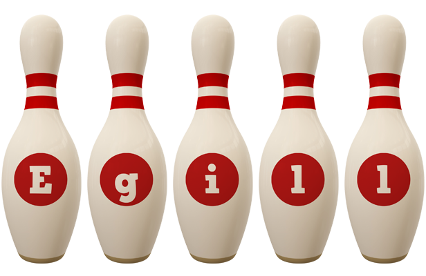 Egill bowling-pin logo