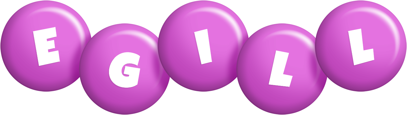 Egill candy-purple logo
