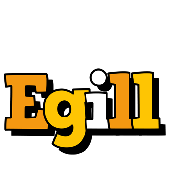 Egill cartoon logo