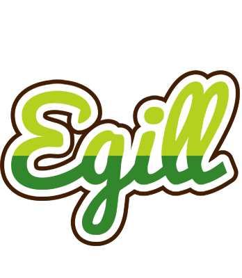 Egill golfing logo