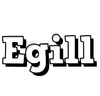 Egill snowing logo