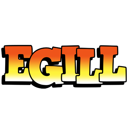 Egill sunset logo
