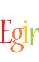 Egir birthday logo