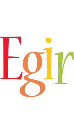 Egir birthday logo