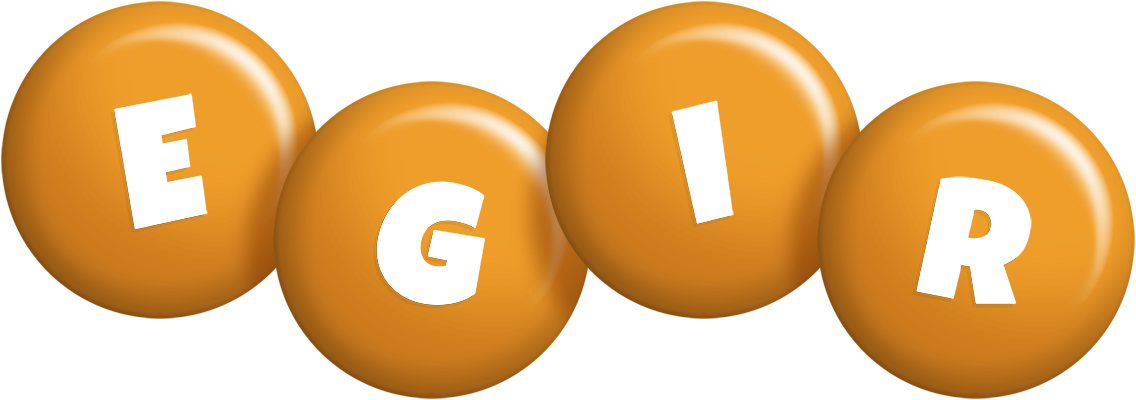 Egir candy-orange logo