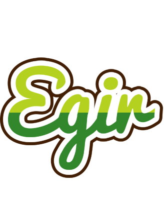 Egir golfing logo