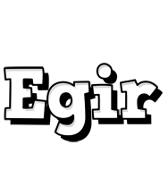 Egir snowing logo