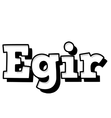 Egir snowing logo