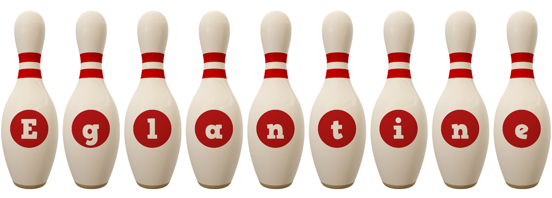 Eglantine bowling-pin logo