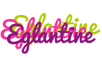 Eglantine flowers logo