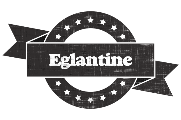 Eglantine grunge logo