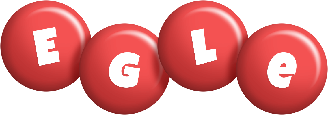 Egle candy-red logo