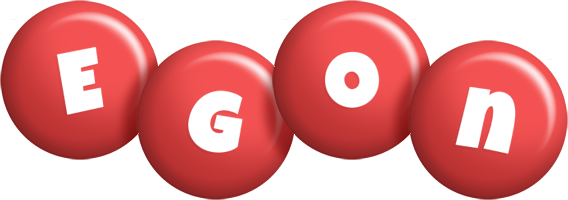 Egon candy-red logo