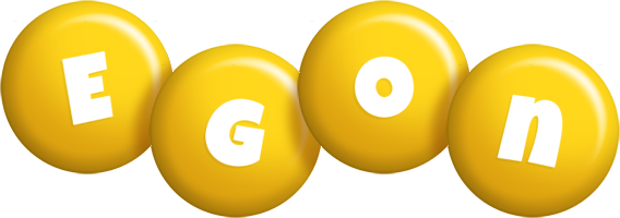 Egon candy-yellow logo