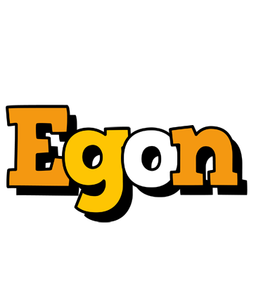 Egon cartoon logo