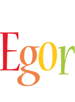 Egor birthday logo