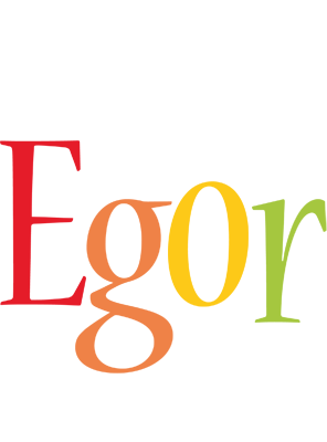 Egor birthday logo