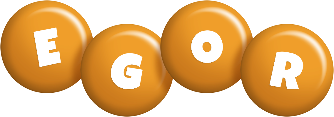Egor candy-orange logo