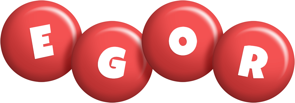 Egor candy-red logo