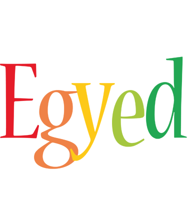 Egyed birthday logo