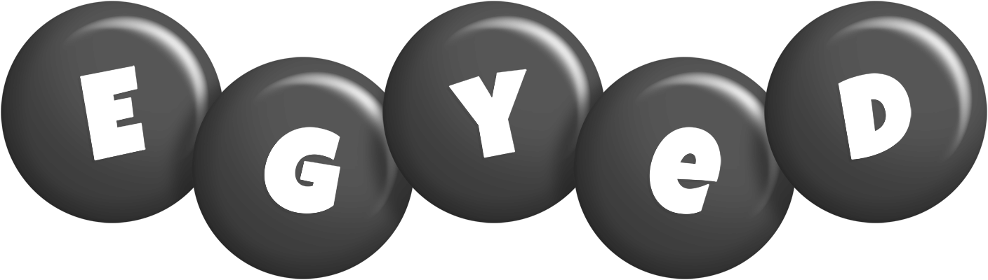 Egyed candy-black logo