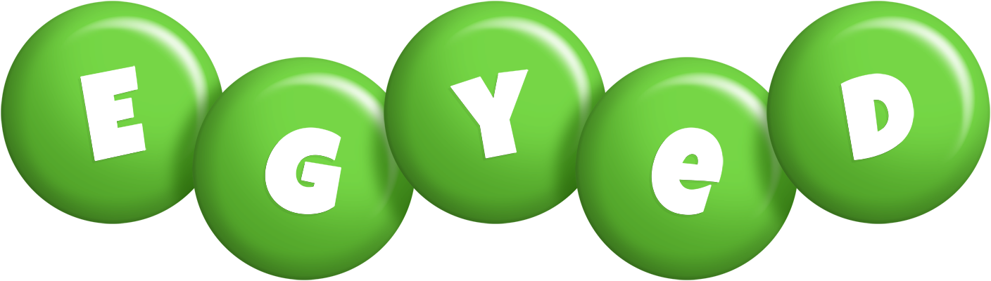 Egyed candy-green logo